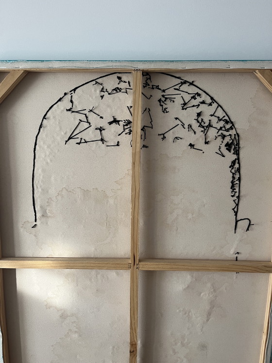 Image 1 of Maurice Mbikayi - “Deeper thoughts”, mixed media on canvas