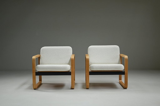 Set of 2 lounge chairs by Aeon Mondial, 1980s the Netherlands. 