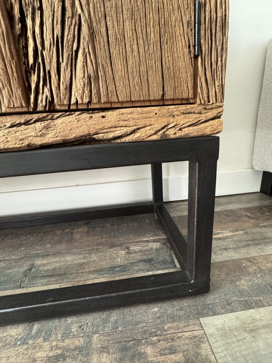 Image 1 of Unique large sideboard made of recycled teak 1.00x2.50x 43