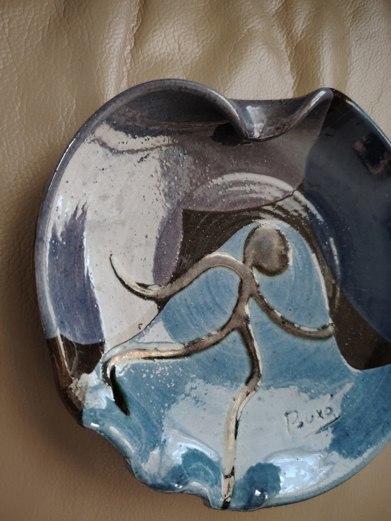 Image 1 of Thomas Buxó Vintage Bowl Ceramic Plate Art dalla Spagna