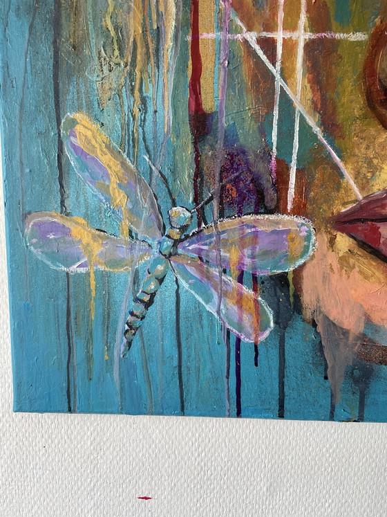 Image 1 of Portrait painting 80 by 80