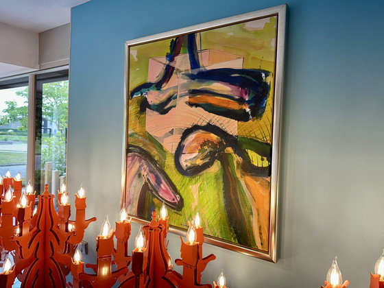 Image 1 of Brand van Egmond Night Watch floor lamp Hermès Orange