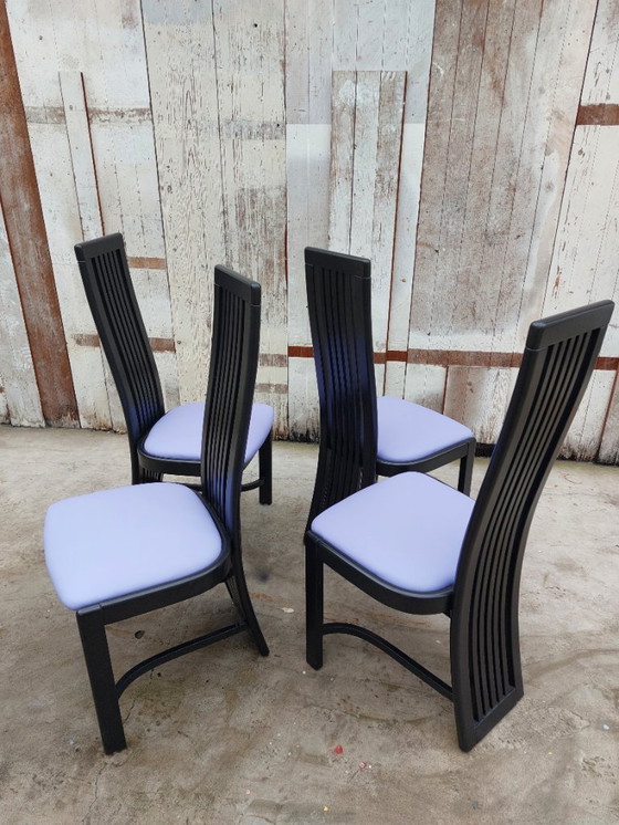 Image 1 of Sedie modello L4k 252 di Liberty, set di 4. Design