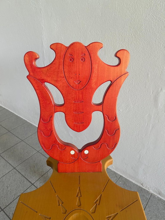 The Museum Chair – Alessandro Mendini, 1996 – Osvaldo Mastrangelo, Beistellstühle, Wood (photo 4 of 6)