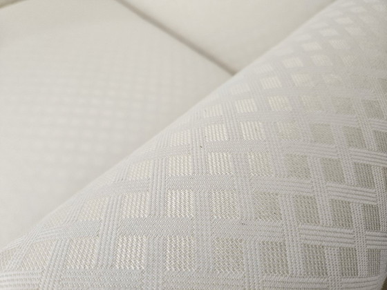 Image 1 of Sillones italianos de los años 50 en tela color crema con patas de hierro