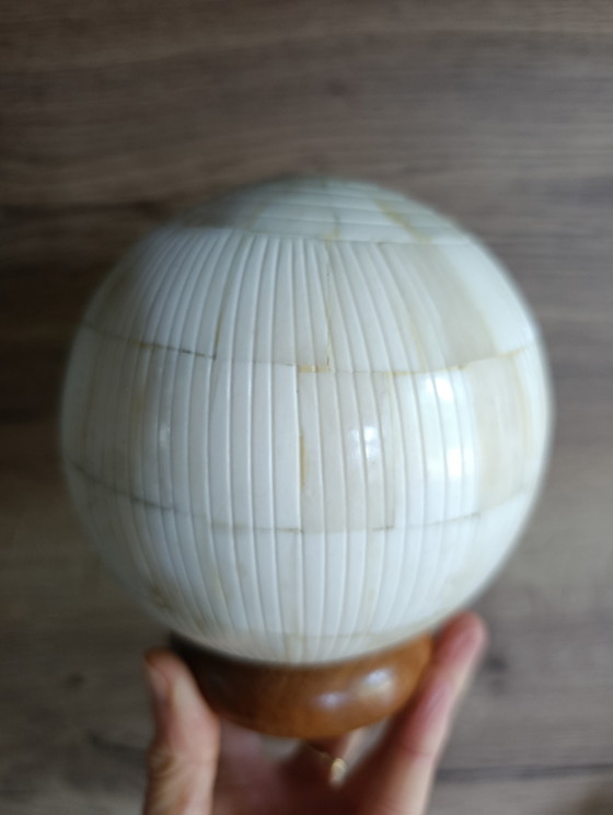 Image 1 of decoratieve bal van been, vintage