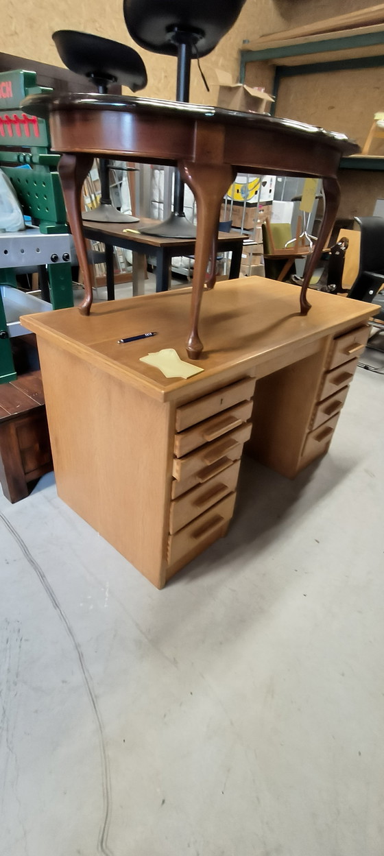 Image 1 of Scrivania vintage in rovere anni '50