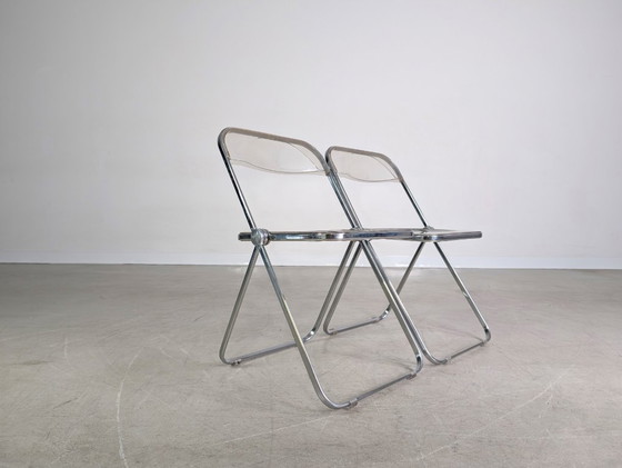 Image 1 of 2er Set Midcentury Klappstuhl Plia Castelli Giancarlo Piretti Stuhl