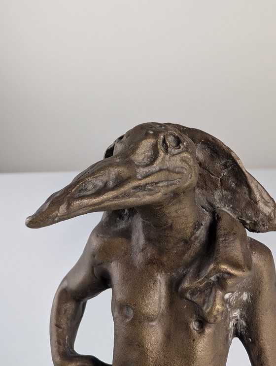 Image 1 of Scultura in bronzo "Birdman" di Salvador Dalí