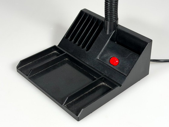 60er 70er Jahre Tischlampe Schwanenhals Adjustable Space Age Metall & Kunststoff – Tischlampen, Plastic (photo 4 of 11)