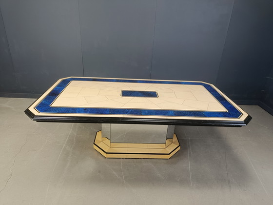 Image 1 of Tavolo da pranzo laccato vintage, anni &#39;70