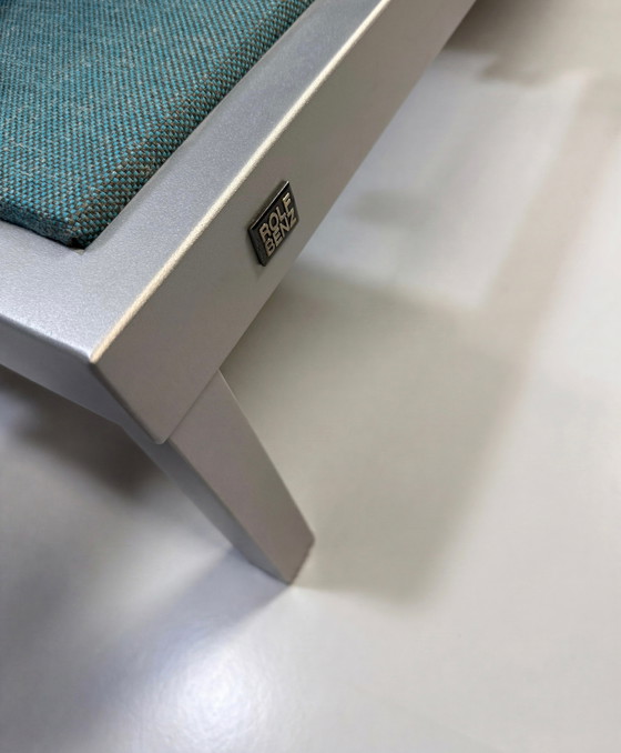 Image 1 of Rolf Benz Nova Designbank Blau Bank Schlaffunktion