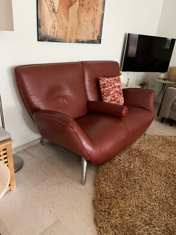 Leolux Panta Rhei Sofa – Leather, Aluminium (photo 4 of 5)