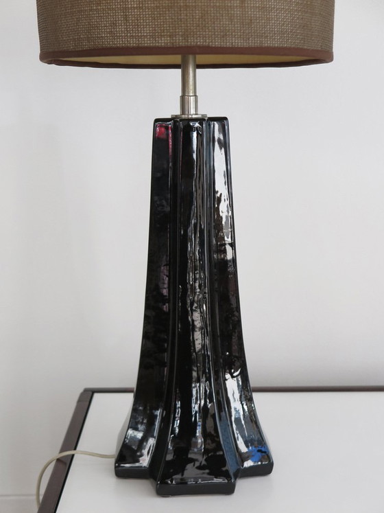 Lampada grande con base in ceramica, Italia, anni '60 – Lampade da tavolo, Mid Century Modern (photo 6 of 8)