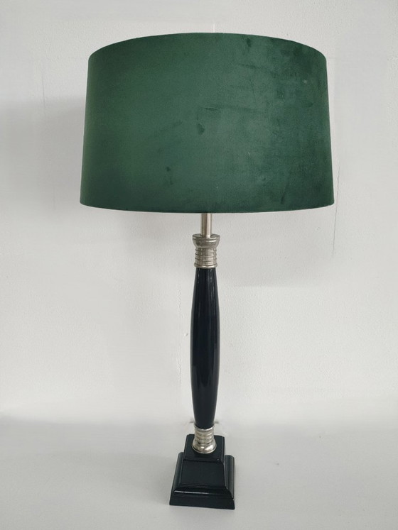Beautiful Set of 60 cm Hollywood Regency/Neo Classic Art Deco Style Tall Vintage Table Lamps (Metal) (photo 16 of 18)