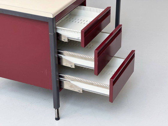 Image 1 of Bigla Schreibtisch aus Stahlrohr mit Metallkorpus, 1970er Jahre