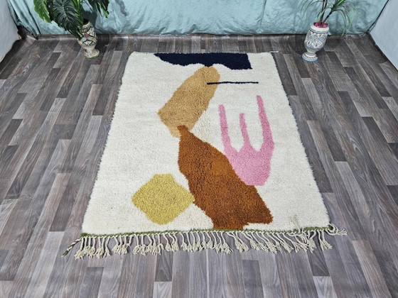 Tappeto berbero fatto a mano in pura lana 2.5x1.5 m – Tappeti, Wool (photo 6 of 11)