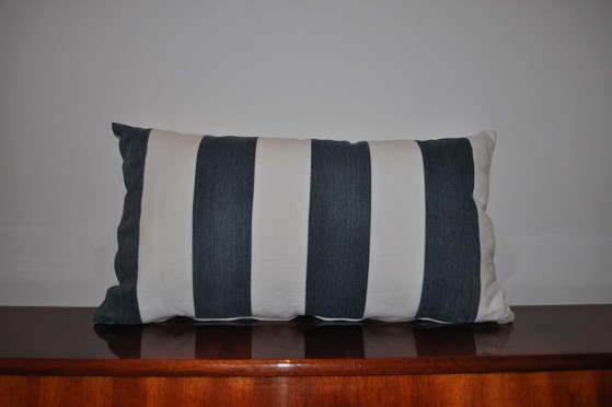 Cuscini Vintage a Righe, Set di 2 – Tessile (photo 2 of 5)