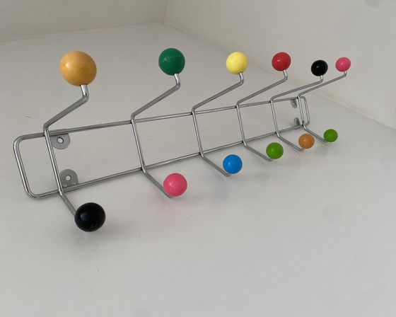 Image 1 of Space-Age Sputnik Wall-Mounted Coat Rack - Vintage Atomic XL