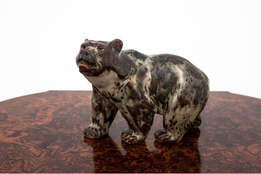 Bear figure, designed by Knud Khyn, Royal Copenhagen