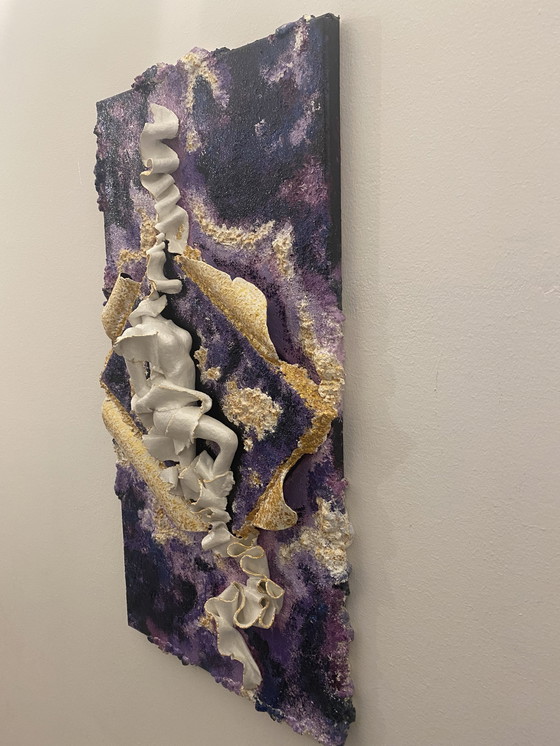 Image 1 of Gemälde „Die Entfaltung“ Técnica mixta 60x30cm