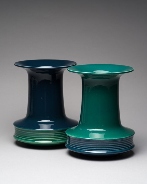 Image 1 of Rosenthal Studio Linie Tapio Wirkkala PLUS Vase Duo MCM WGP Vintage Chic 1960s