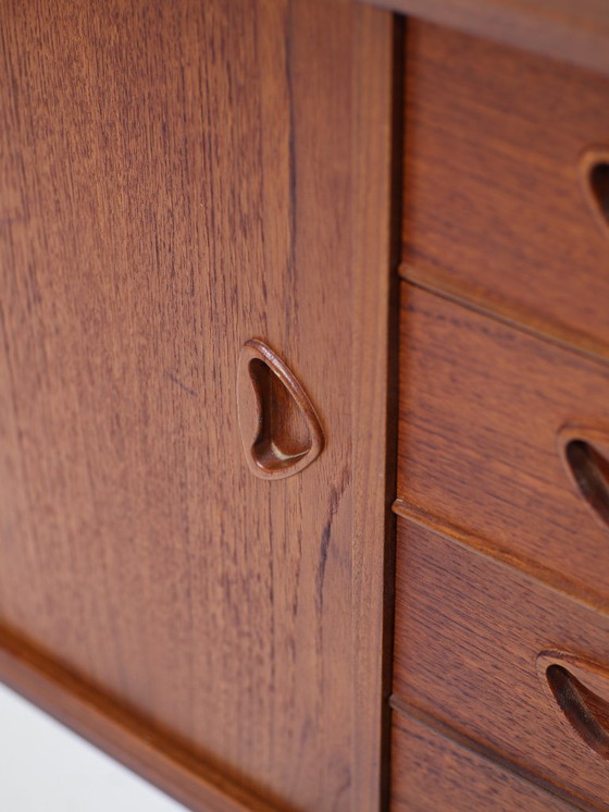 Image 1 of Danish vintage teak lowboard sideboard