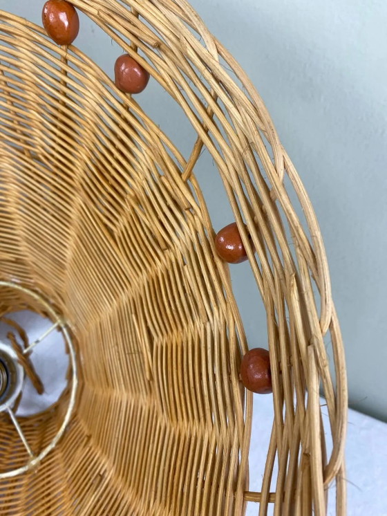 Vintage wicker pendant light – Pendant lamps, Rattan (photo 15 of 18)