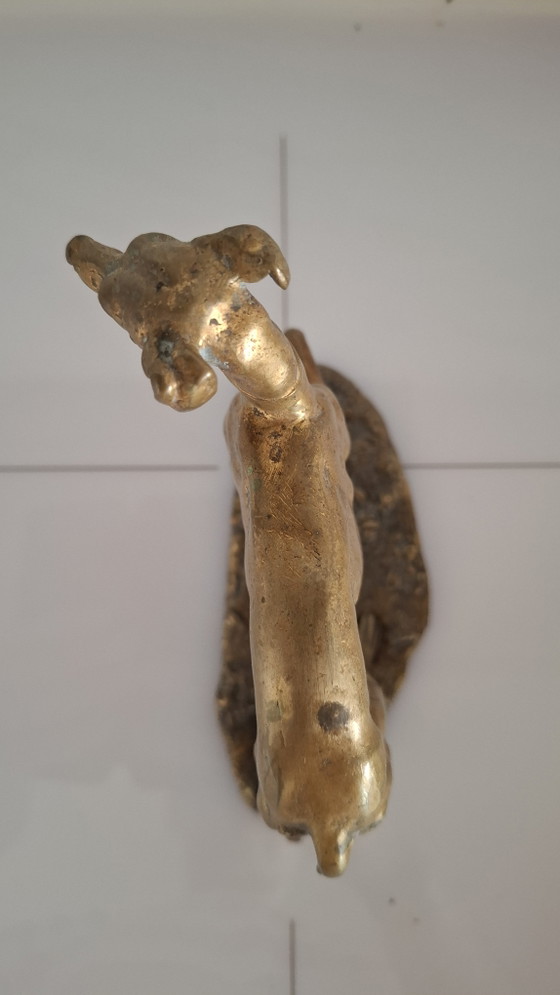 Image 1 of Lévrier en bronze, fin du XIXe ou début du XXe siècle.