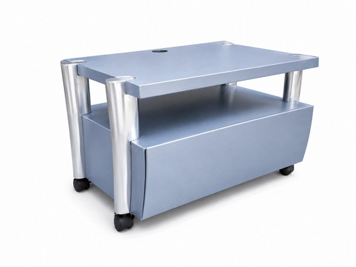 Mobile TV Leolux Verso – tv meubelen, Aluminium, Wood