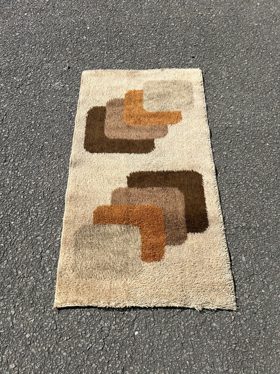 Image 1 of Vintage space age/pop art rug