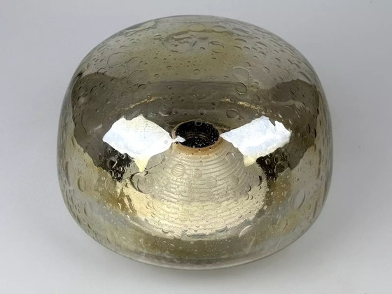 Image 1 of 60s 70s plafondlamp Plafoniere Flush Mount Böhmer Leuchten Duitsland Glas