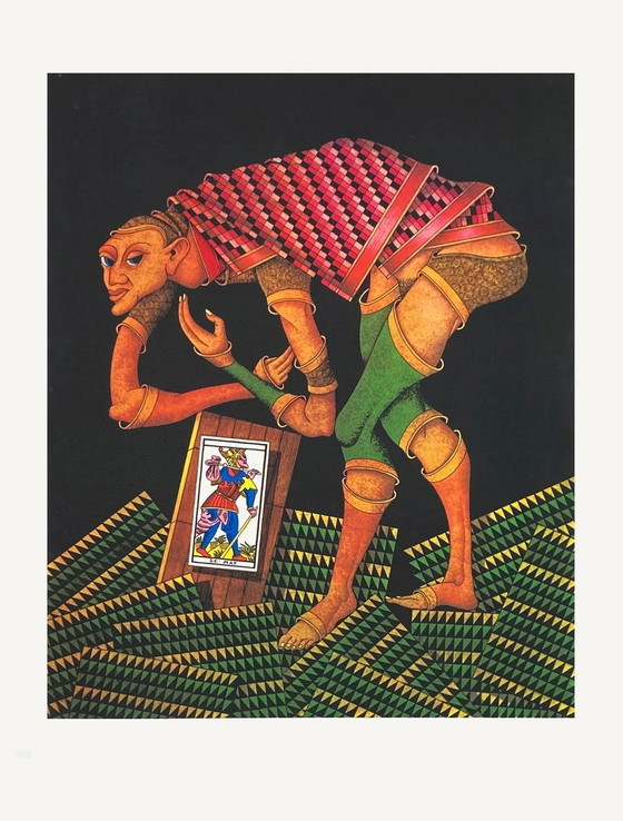 Image 1 of Alexis KEUNEN Serigrafia Le mat 1982