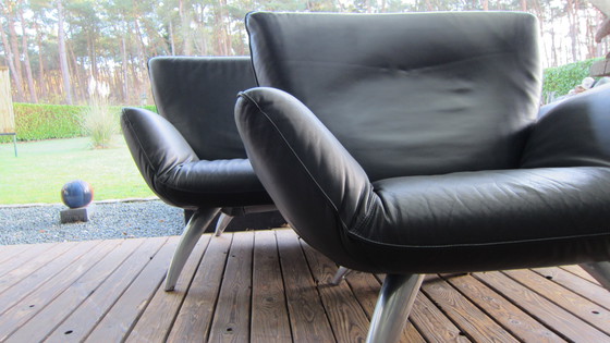 Image 1 of Leolux Design Classic "Panta Rhei "Leather 3-Seat + 1-Seat.Top