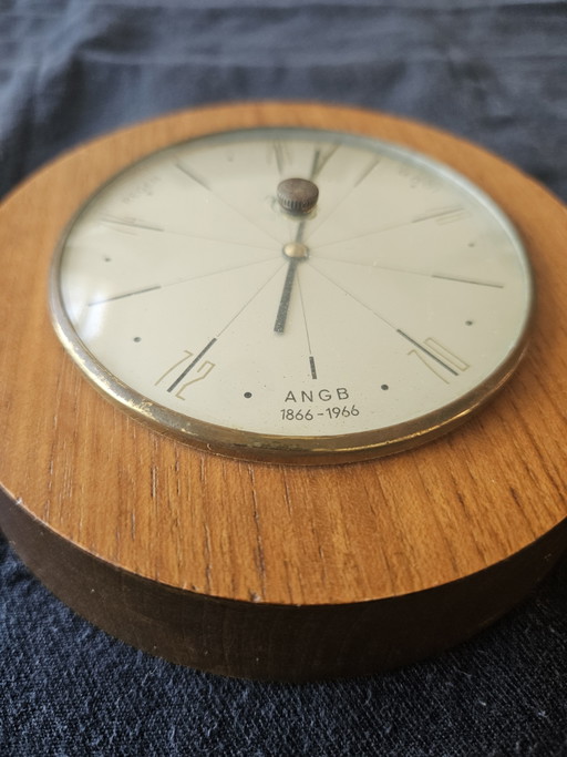 Vintage A.N.G.B. Jubileum Barometer (1866-1966) – Mid Century Teakhout Deens Design