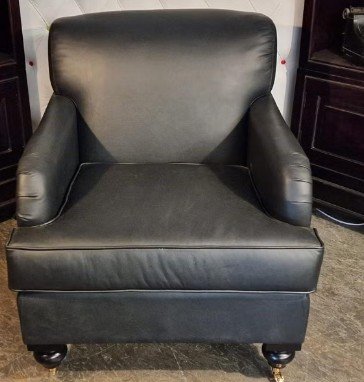 Image 1 of Chesterfield Bolton zwart leer NIEUW