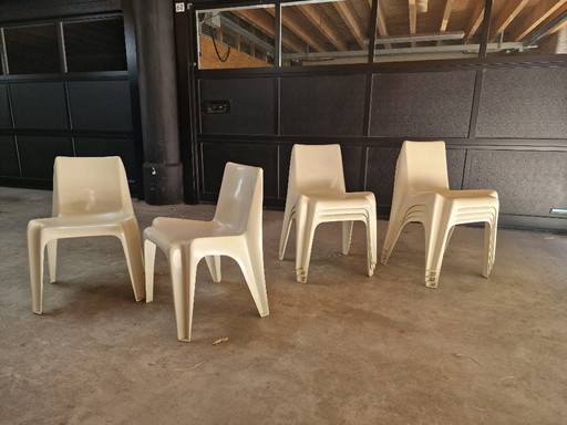 9x Stühle von Helmut Bätzner für Bofinger