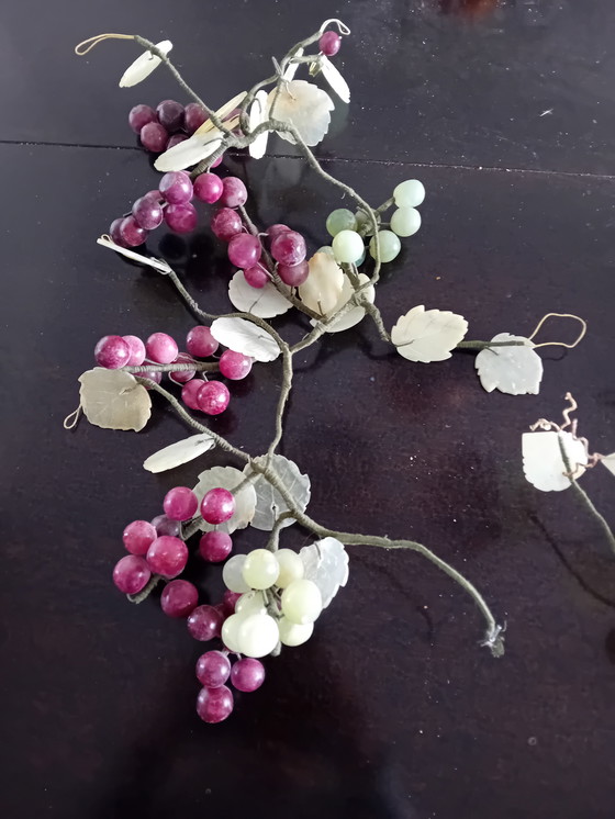 Image 1 of Brocante  druivenranken van glas