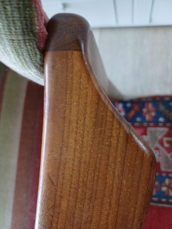 Image 1 of 2x Wilkhahn Vintage Teak chaise à accoudoirs Mid Century chaise des années 60