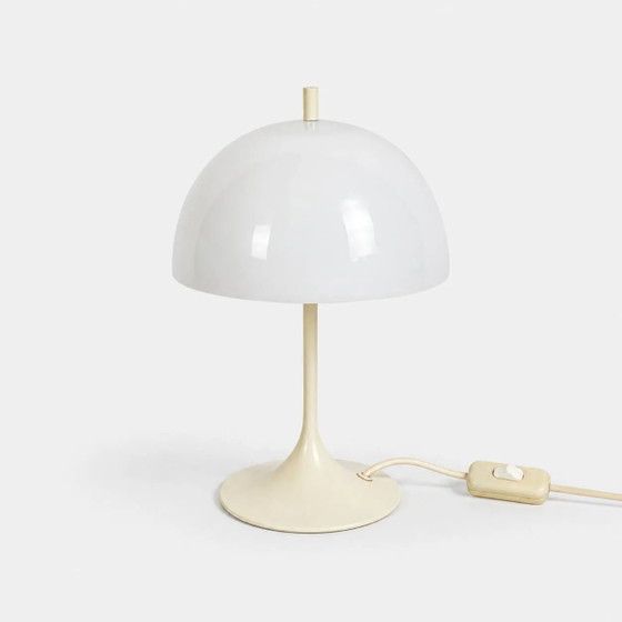 Lampe de table champignon tulipe – Wila – Metal, Plastic, Vintage (photo 8 of 8)