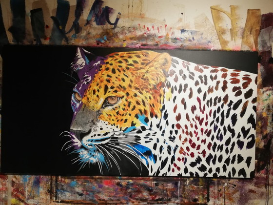 Leopard Painting Nitra Art – Paintings & Drawings, Other (photo 5 of 5)