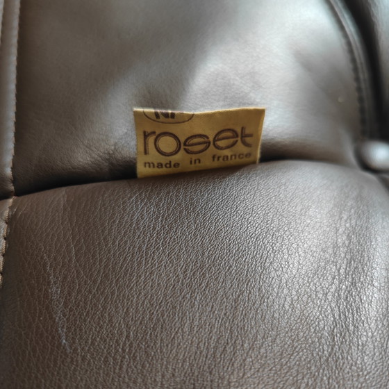 Image 1 of Conjunto Togo de Ligne Roset de los años 70 en piel color moca