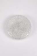 Plafonnier en verre Mid Century Glashutte