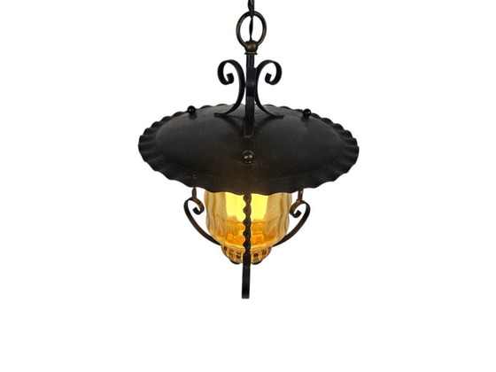 Image 1 of Design olandese - Philips Holland - Serie NPD - metallo - ambra - anni '60