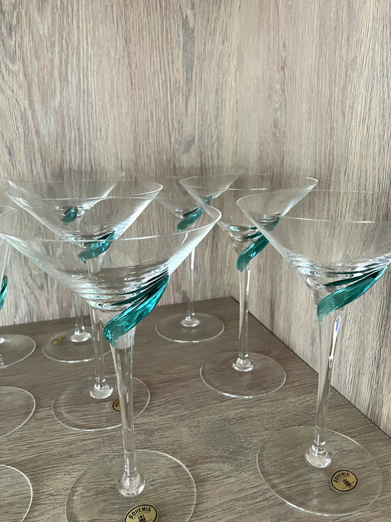 Image 1 of Compleet Glasservies Kristal +/-1990 Handgemaakt