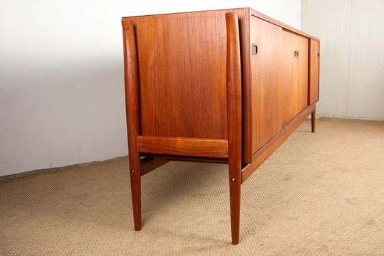 Image 1 of Credenza danese in teak molto grande 255 cm 1960.