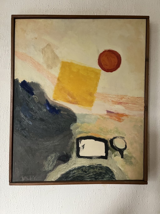 Marian Plug, oil on canvas 1965