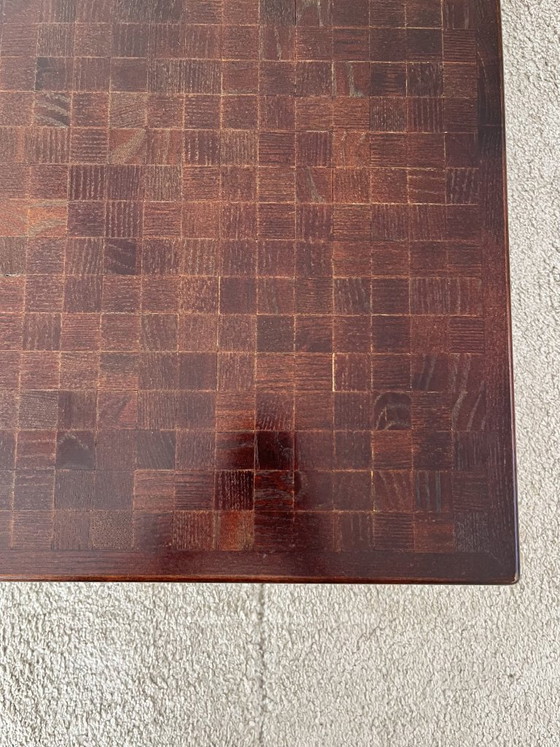 Image 1 of mosaic wood coffee table