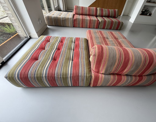 Divano modulare vintage Roche Bobois Voyage Immobile 5 pezzi