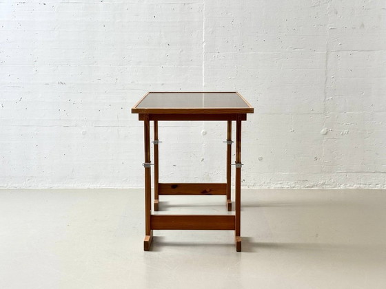 Image 1 of Height-adjustable mid-century work table / drafting table, 1970s